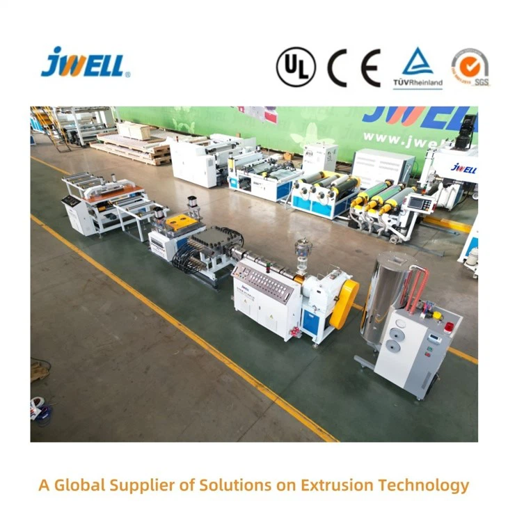 PEEK/ PPS/ PSU/PETP/ HDPE/ PP/ ABS/ PA Engineering Plastic Extrusion Line